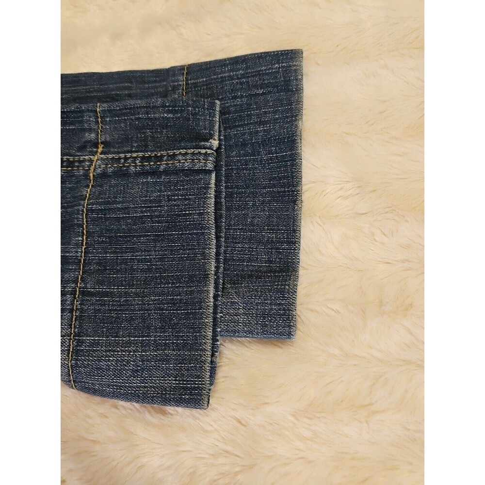 Bisou Bisou Womens Capri Jeans Sz 2 With Copper & Gunmetal Rhinestone Accents - Picture 9 of 9